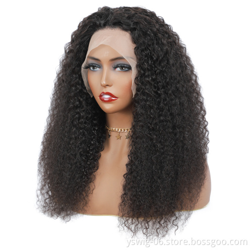 2021 New Arrival 100 Human Hair Lace Front Wig,Remy Virgin Full Lace Wigs Human Hair,Kinky Curly Human Hair Wigs For Black Women